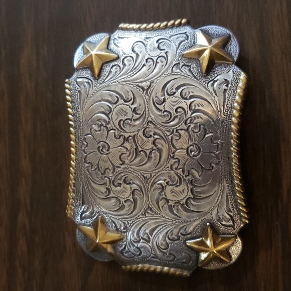 Silver Western Belt Buckles - Picture 3 of 8